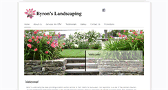 Desktop Screenshot of byronlandscaping.com